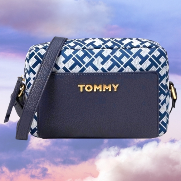 🆕️ Tommy Hilfiger Geometric Jacquard Crossbody Bag - NWT - Picture 3 of 10